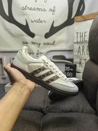 Adidas Samba Pale Pink Black Lifestyle Sneakers 5