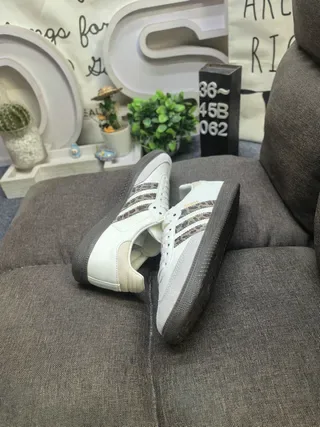 Adidas Samba Pale Pink Black Lifestyle Sneakers 6