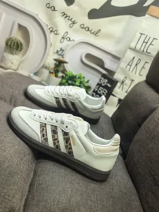 Adidas Samba Pale Pink Black Lifestyle Sneakers 7