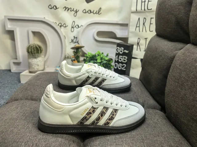 Adidas Samba Pale Pink Black Lifestyle Sneakers 11