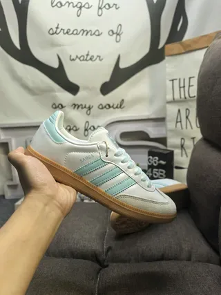 Adidas Samba Pale Pink Black Lifestyle Sneakers 15