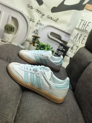 Adidas Samba Pale Pink Black Lifestyle Sneakers 17