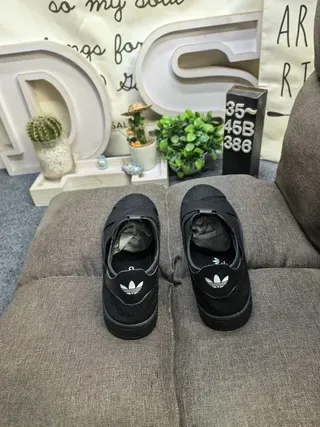 Adidas Samba Slip-On Black Lifestyle Sneakers 8