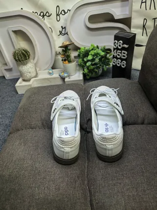Adidas Samba White and Lavender Lifestyle Sneakers 8