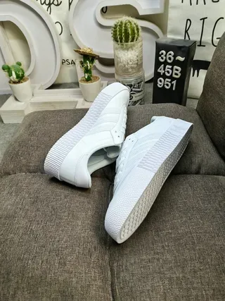 Adidas Samba White Black Brown Lifestyle Sneakers 6