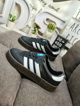 Adidas Samba White Black Brown Lifestyle Sneakers 17