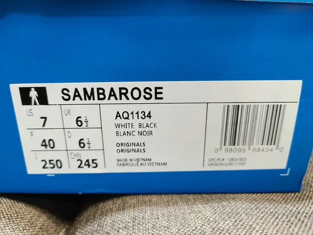 Adidas Samba White Black Brown Lifestyle Sneakers 22