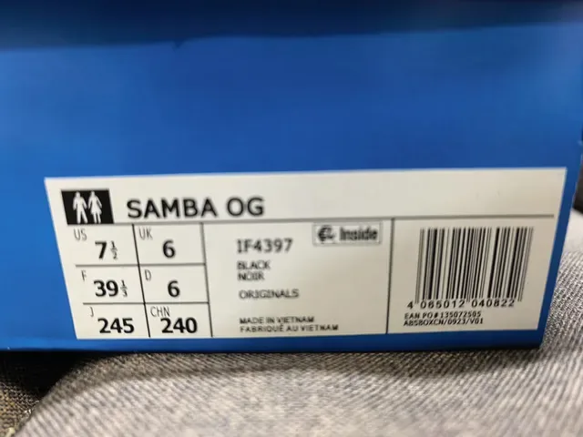 Adidas Samba White Black Low-Top Cupsole Suede-Like Upper Lifestyle Sneakers 12