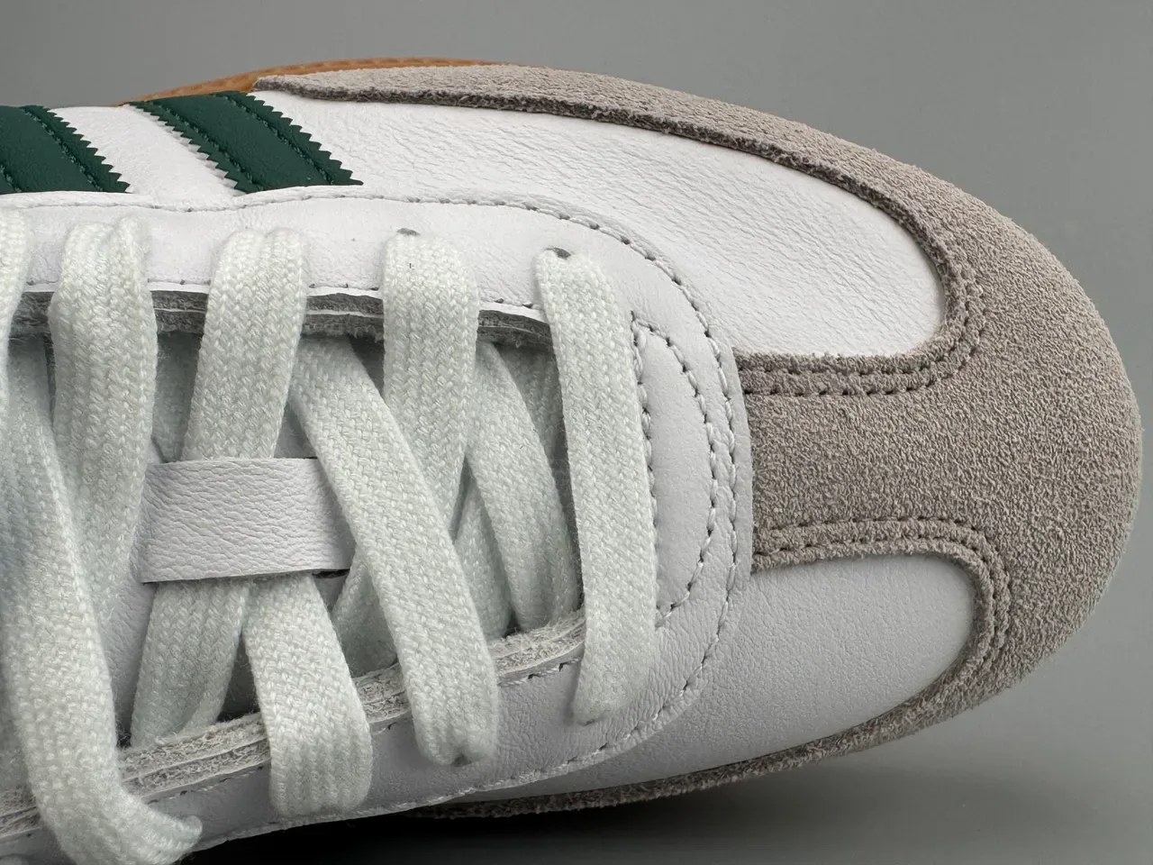 Adidas Samba White Green Gum Lifestyle Sneakers 4