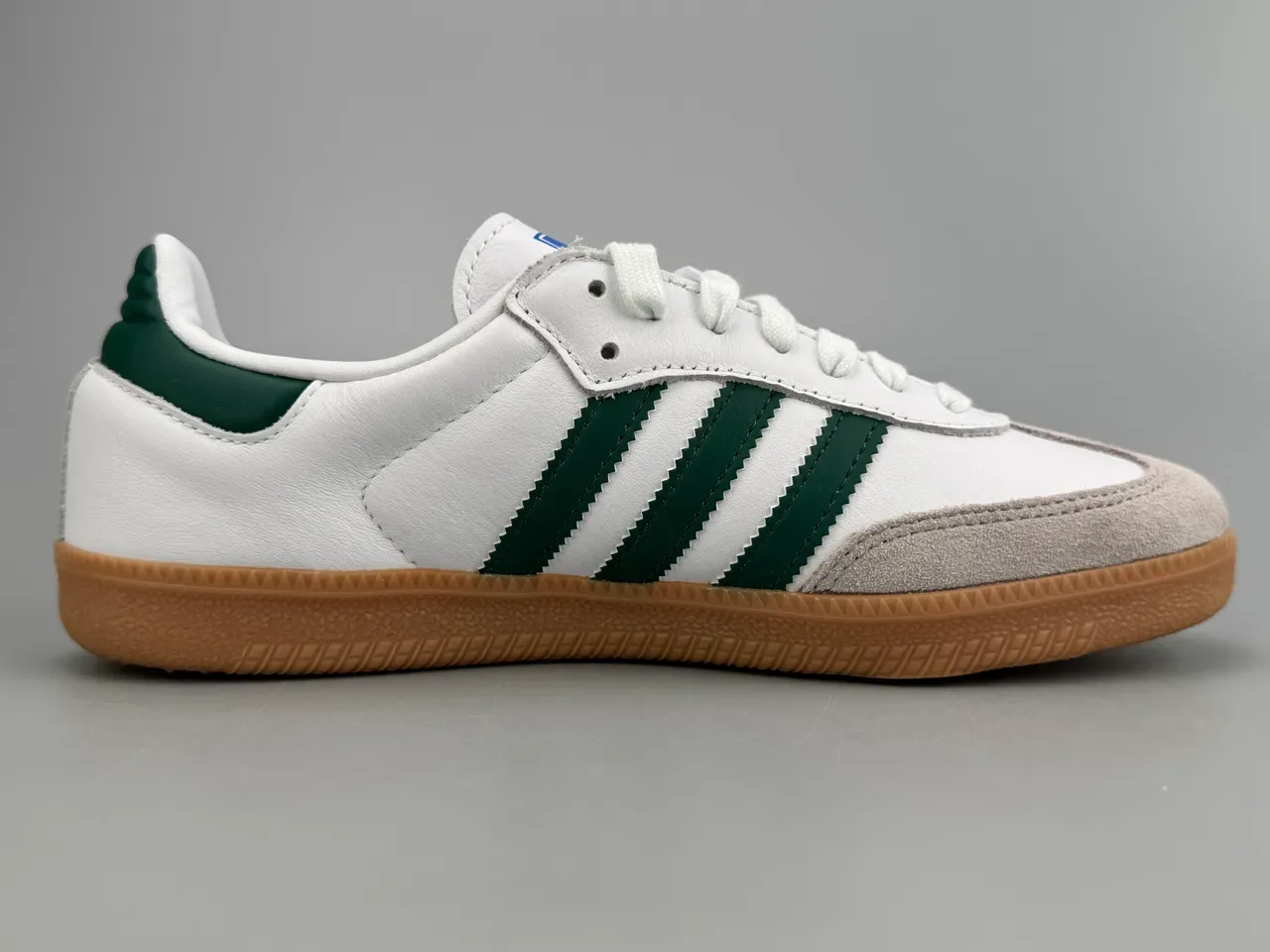 Adidas Samba White Green Gum Lifestyle Sneakers 9