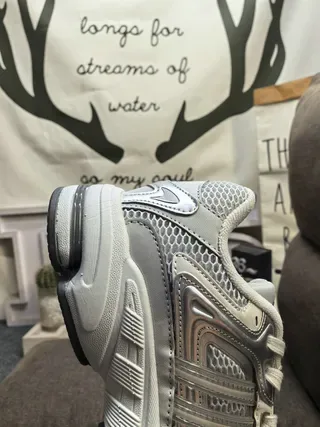 Adidas Silver Metallic Mesh Lifestyle Sneakers 3