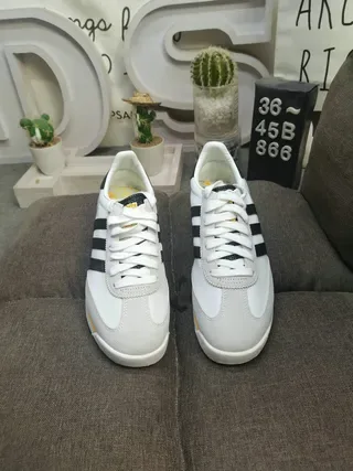 Adidas SL 72 White Black Gray Yellow Lifestyle Sneakers 10