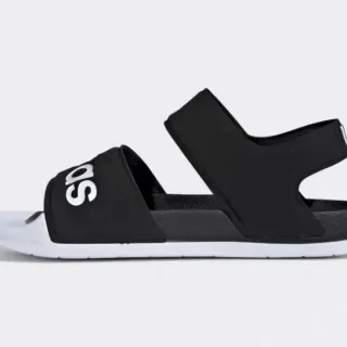 Adidas Slide Sandal Black and White Casual Sandals