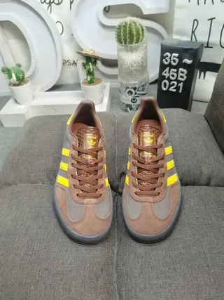 Adidas Spezial Brown and Yellow Lifestyle Sneakers 10