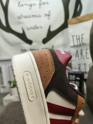 Adidas Spezial Brown Burgundy White Lifestyle Sneakers 3