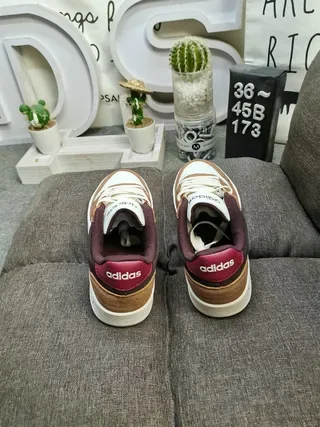 Adidas Spezial Brown Burgundy White Lifestyle Sneakers 8