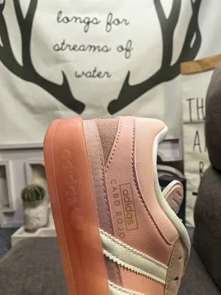 Adidas Spezial Dusty Pink and White Lifestyle Sneakers 3