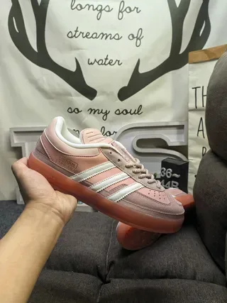 Adidas Spezial Dusty Pink and White Lifestyle Sneakers 5