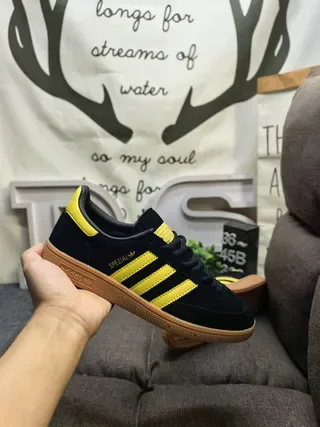Adidas Spezial Mint Green and Pink Suede Lifestyle Sneakers 5