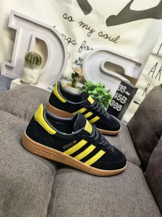 Adidas Spezial Mint Green and Pink Suede Lifestyle Sneakers 9