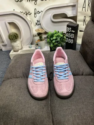 Adidas Spezial Mint Green and Pink Suede Lifestyle Sneakers 20