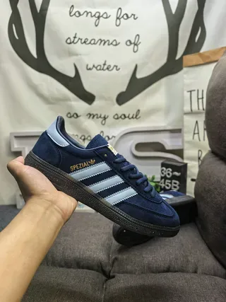 Adidas Spezial Navy Blue and Cream Lifestyle Sneakers 5