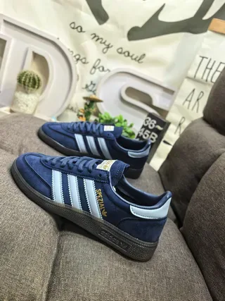 Adidas Spezial Navy Blue and Cream Lifestyle Sneakers 7