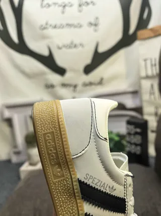 Adidas Spezial Off-White and Black Lifestyle Sneakers 3