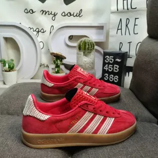 Adidas Spezial Red Suede Lifestyle Sneakers