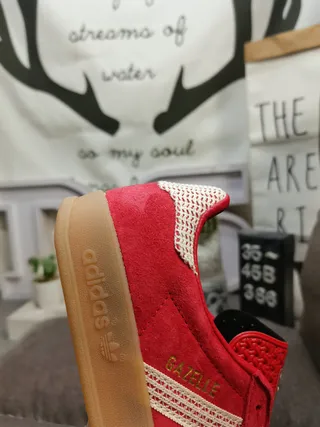 Adidas Spezial Red Suede Lifestyle Sneakers 23