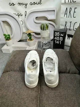 Adidas Stan Smith White Monochrome Suede-Textured Upper Lifestyle Sneakers 8