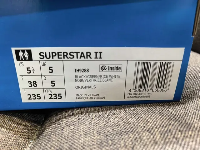 Adidas Superstar Black and Green Lifestyle Sneakers 2