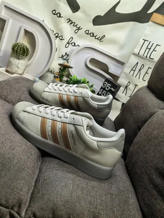 Adidas Superstar Black and Silver Metallic Lifestyle Sneakers 17