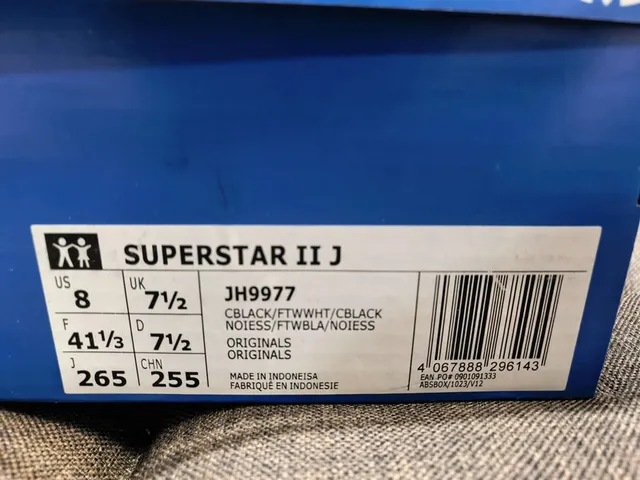 Adidas Superstar Black and Silver Metallic Lifestyle Sneakers 22