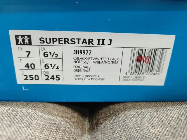 Adidas Superstar Black and White Lifestyle Sneakers 2