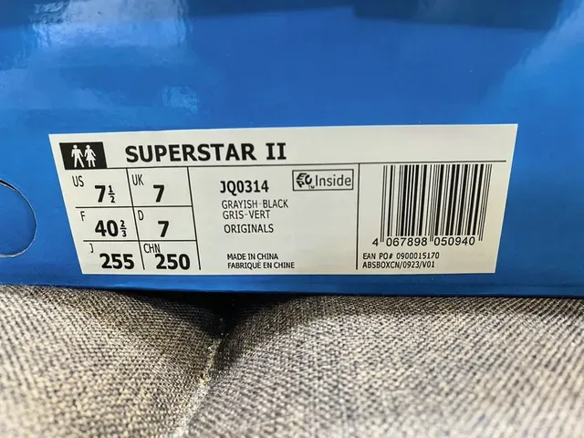 Adidas Superstar Black and White Shell-Toe Lifestyle Sneakers 2