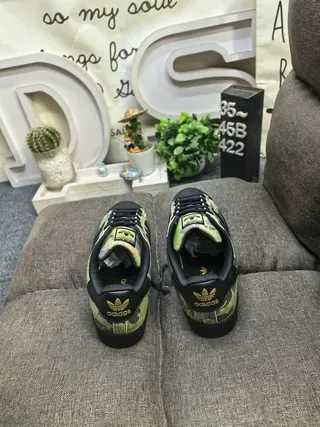 Adidas Superstar Camouflage Print Lifestyle Sneakers 8