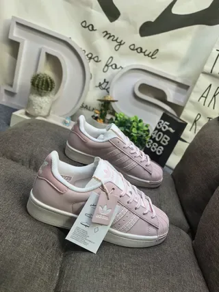 Adidas Superstar Dusty Pink Lifestyle Sneakers 9