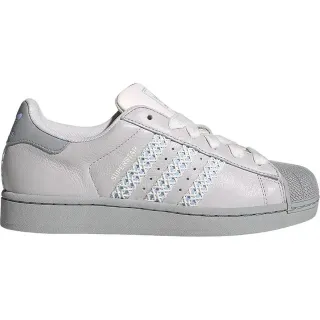 Adidas Superstar ग्रे नीला Shell-Toe बुना हुआ तीन पट्टियाँ लाइफस्टाइल स्नीकर