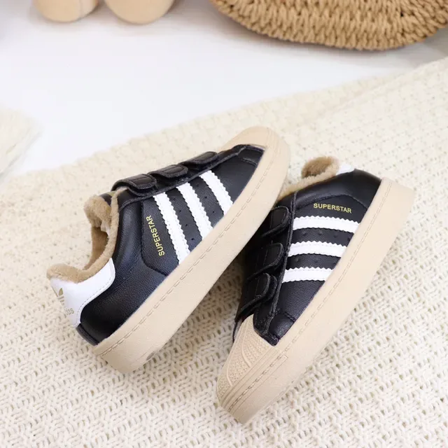 Adidas Superstar Kids Velcro Strap Lifestyle Sneakers 12