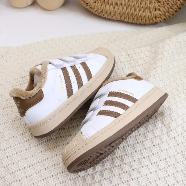 Adidas Superstar Kids Velcro Strap Lifestyle Sneakers 23