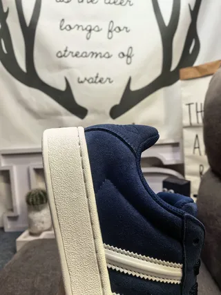 Adidas Superstar Navy Blue Suede Lifestyle Sneakers 3