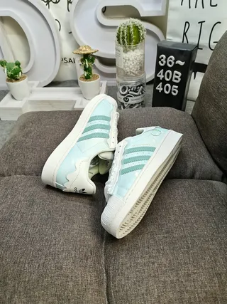 Adidas Superstar Pastel Pink Shell-Toe Lifestyle Sneakers 24