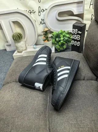 Adidas Superstar Pro Model Black White Gold Lifestyle Sneakers 6