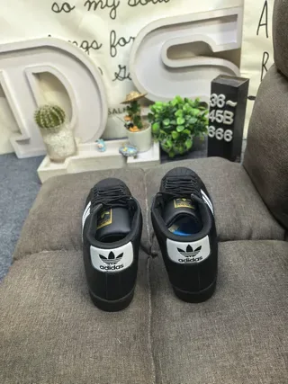 Adidas Superstar Pro Model Black White Gold Lifestyle Sneakers 8