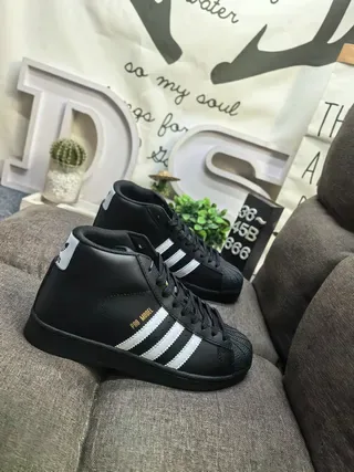 Adidas Superstar Pro Model Black White Gold Lifestyle Sneakers 9