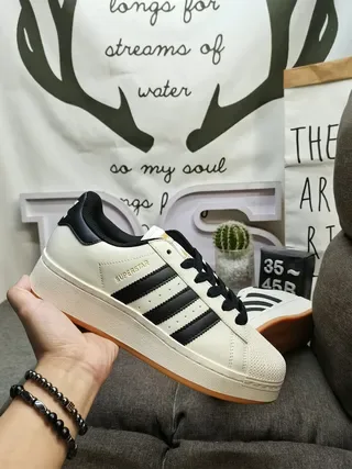 Adidas Superstar Royal Blue and White Lifestyle Sneakers 5