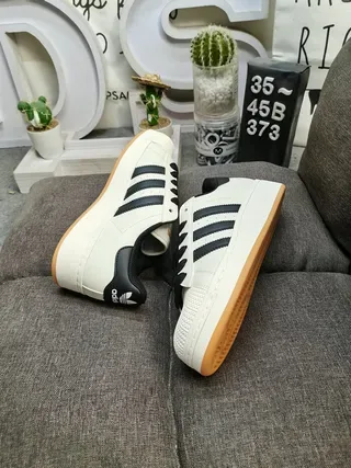 Adidas Superstar Royal Blue and White Lifestyle Sneakers 6
