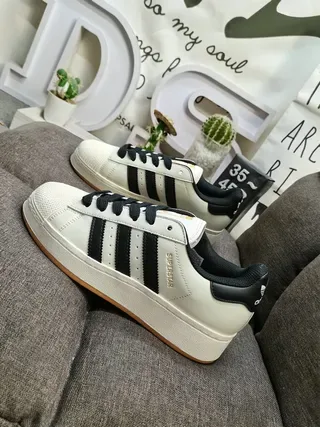 Adidas Superstar Royal Blue and White Lifestyle Sneakers 7