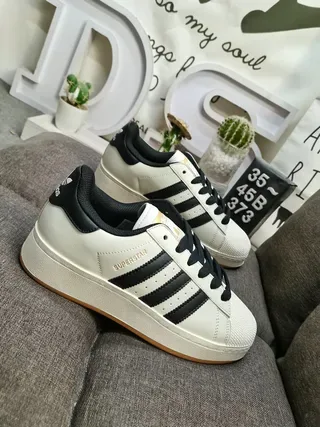 Adidas Superstar Royal Blue and White Lifestyle Sneakers 9